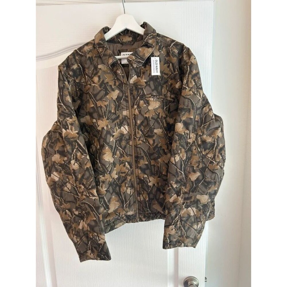 New Old Navy Canvas Barn Jacket Full Zip Hunting Hiking Camping Outdoor Gorpcore